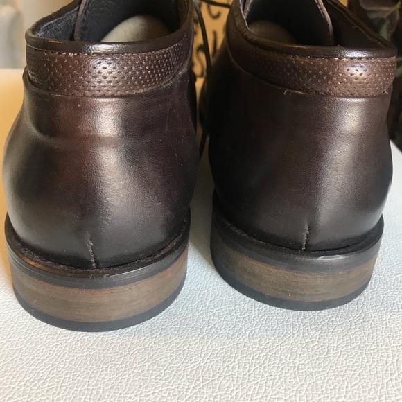 Dino Draghi leather perforated ankle boots size 11 - Picture 3 of 8